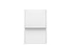 Sterling Traverse 48" x 72-1/4" Vikrell shower back wall with Aging in Place backerboards - White