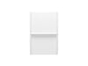 Sterling Traverse 48" Vikrell shower back wall - White