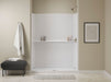 Sterling 72530100 Traverse 60" x 34" x 75" Vikrell® Shower, Center Drain, White
