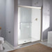 Sterling 72530106 Traverse 60" x 34" x 75" Vikrell® Shower with Aging in Place Backerboards, Center Drain, White
