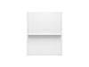 Sterling Traverse 60" x 72-1/4" Vikrell shower back wall with Aging in Place backerboards - White