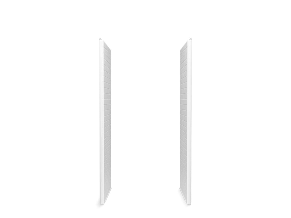 Sterling Traverse 30" x 72-1/4" Vikrell shower end wall set - White