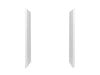 Sterling Traverse 30" x 72-1/4" Vikrell shower end wall set with Aging in Place backerboards - White