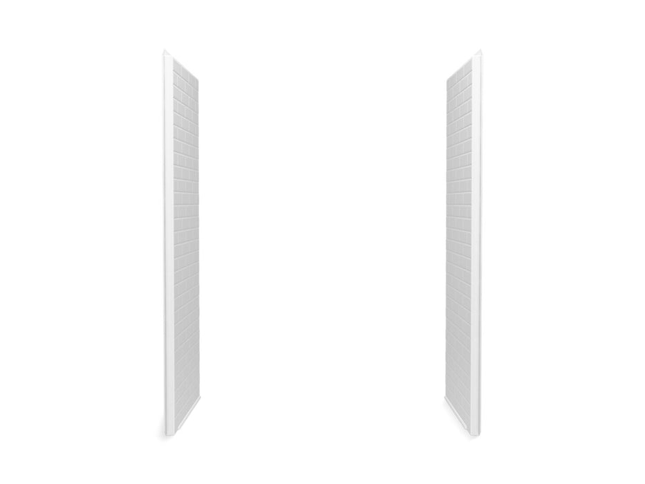Sterling Traverse 30" Vikrell shower end wall set - White