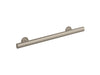 Sterling24"straightgrabbar - Nickel Frame Finish with Smooth/Clear Glass Texture