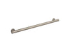 Sterling36"straightgrabbar - Nickel Frame Finish with Smooth/Clear Glass Texture