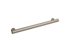 Sterling32"straightgrabbar - Nickel Frame Finish with Smooth/Clear Glass Texture