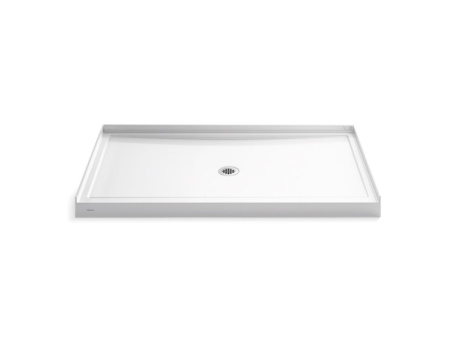 Sterling GUARD+ 60" x 38" shower base, center drain - White
