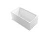 Sterling Unwind 59" x 30" freestanding bath - White