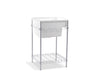 Sterling Latitude 25" freestanding utility sink with stand - White
