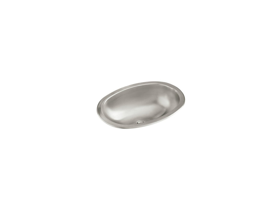 Sterling16-3/4"ovaldrop-in/undermountbathroomsink,nooverflow