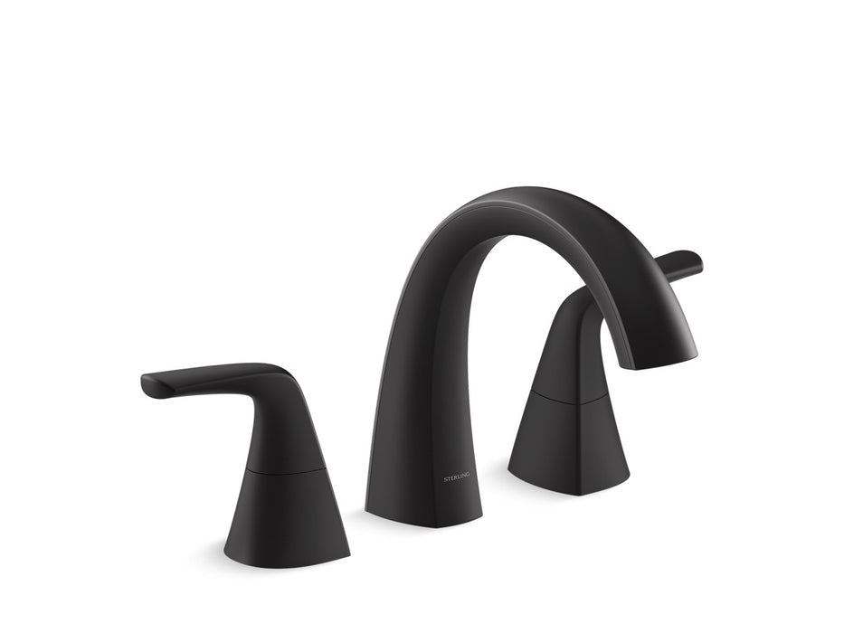 Sterling Medley Deck-mount bath faucet trim - Matte Black