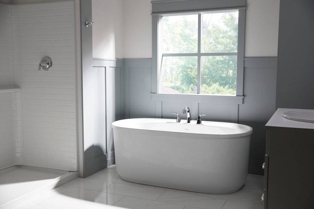 Sterling Medley Deck-mount bath faucet trim - Polished Chrome