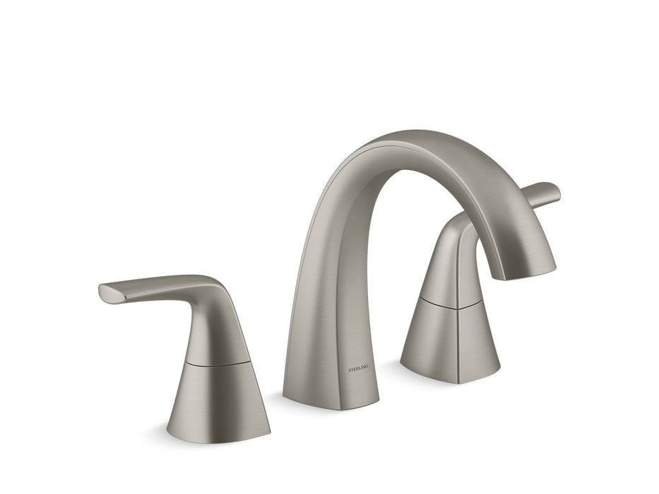 Sterling Medley Deck-mount bath faucet trim - Vibrant Brushed Nickel