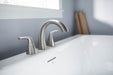 Sterling Medley Deck-mount bath faucet trim - Vibrant Brushed Nickel