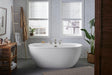 Sterling Medley Deck-mount bath faucet trim - Vibrant Brushed Nickel