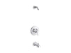 Sterling Valton Rite-Temp bath and shower faucet trim set, without showerhead - Polished Chrome