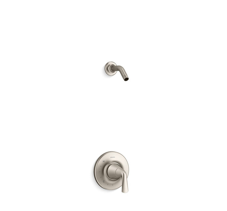 Sterling Medley Rite-Temp shower trim set, without showerhead - Vibrant Brushed Nickel