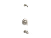 Sterling Medley Rite-Temp bath and shower trim set, without showerhead - Vibrant Brushed Nickel