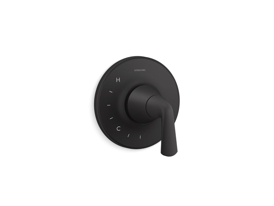Sterling Medley Rite-Temp valve trim - Matte Black