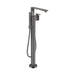 AXOR Edge Freestanding Tub Filler Trim with 1.75 GPM Handshower - Diamond Cut