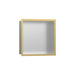 hansgrohe XtraStoris Individual Wall Niche Brushed Stainless Steel with Design Frame 12"x 12"x 4"