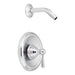 Moen T2112NH Kingsley Collection Single Handle Posi-Temp Pressure Balanced Shower Trim Less Shower Head from the in Chrome