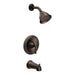 Moen T2113EP Kingsley Collection Single Handle Posi-Temp Pressure Balanced Tub and Shower Trim with Eco Performance  in Oil Rubbed Bronze