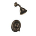 Moen T2122 Traditional Single Handle Pressure Balanced Shower Trim in Mediterranean Bronze