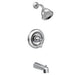 Moen T2123EP Traditional Tub and Shower Trim Package with Single Function Shower in Chrome