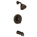 Moen T2123EP Traditional Tub and Shower Trim Package with Single Function Shower in Mediterranean Bronze