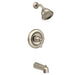 Moen T2123 Traditional Tub and Shower Trim Package with Single Function Shower Head in Spot Resist Brushed Nickel