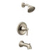 Moen T2183EP Dartmoor Pressure Balanced Tub and Shower Trim with 1.75 GPM Shower Head in Brushed Nickel