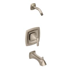 Moen T2693NH Voss One Handle Tub and Shower Trim Kit Less Showerhead in Brushed Nickel