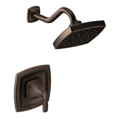 Moen T3692 Voss Single Handle 1-Spray Moentrol Shower Faucet Trim Kit with Valve in Oil Rubbed Bronze