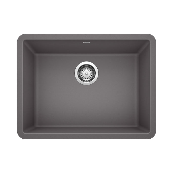 BLANCO 522412 Precis 24" Single Bowl Kitchen Sink - Cinder