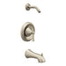Moen T4503NH Wynford Single Handle Posi-Temp Pressure Balanced Tub and Shower Trim with Shower Arm Only (Less Valve) in Brushed Nickel