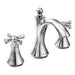 Moen T4524 Wynford 8" Widespread Two Handle High-Arc Bathroom Faucet with Cross Handles in Chrome