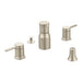 Moen T5191 Align Two Handle Bidet Faucet Trim Kit with Valve in Brushed Nickel