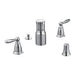 Moen T5225 Brantford Two Handle Bidet Faucet Trim Kit with Valve in Chrome