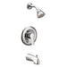 Moen T62803EP Method Posi-Temp Pressure Balanced Tub and Shower Trim with 1.75 GPM Shower Head and Tub Spout in Chrome