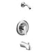 Moen T62803NH Method Posi-Temp Pressure Balanced Tub and Shower Trim and Tub Spout in Chrome