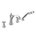 Moen T658 Wynford Two Handle Diverter Roman Tub Faucet Includes Hand Shower in Chrome