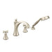 Moen T658 Wynford Two Handle Diverter Roman Tub Faucet Includes Hand Shower in Brushed Nickel