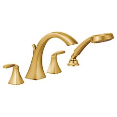 Moen  Two-Handle Roman Tub Faucet Includes Hand Shower