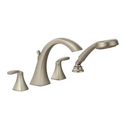 Moen  Two-Handle Roman Tub Faucet Includes Hand Shower