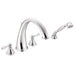 Moen T922 Kingsley Two Handle High Arc Roman Tub Faucet Includes Hand Shower in Chrome