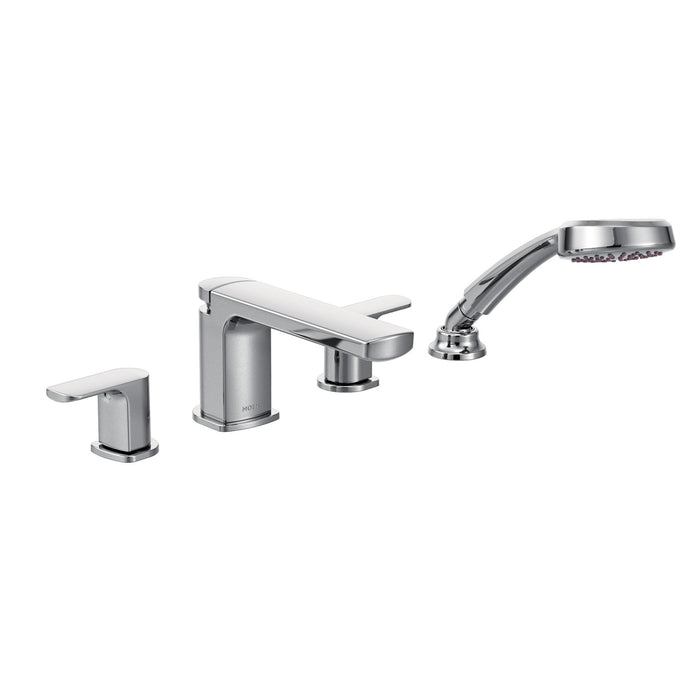Moen Rizon T936 Two-Handle Roman Tub Faucet Includes Hand Shower