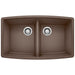 BLANCO 440068 Performa Equal Double Bowl Kitchen Sink - Café