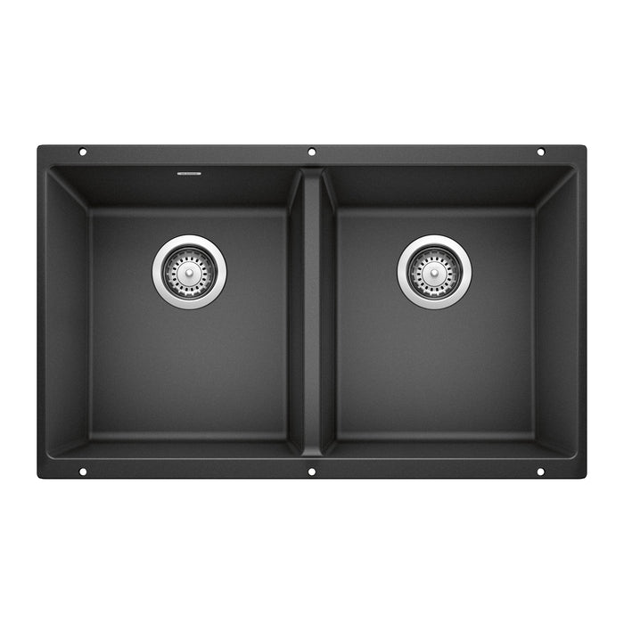 BLANCO 516322 Precis Equal Double Bowl Kitchen Sink - Anthracite